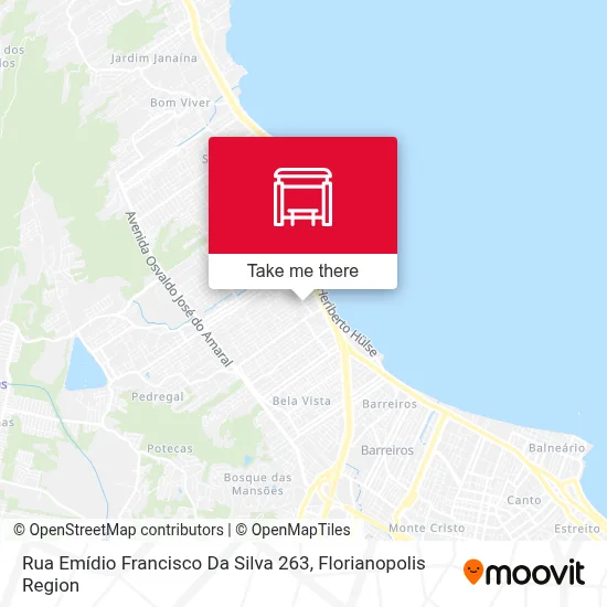 Rua Emídio Francisco Da Silva 263 map