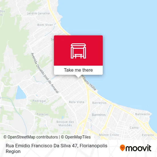 Rua Emídio Francisco Da Silva 47 map