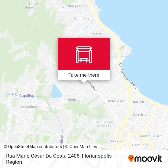 Rua Mario César Da Costa 2408 map