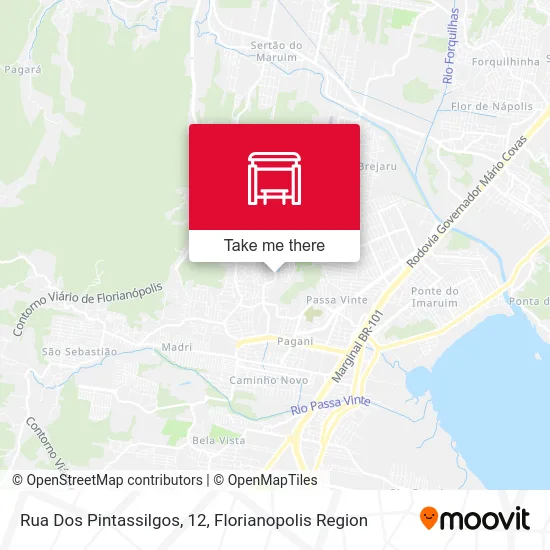 Rua Dos Pintassilgos, 12 map