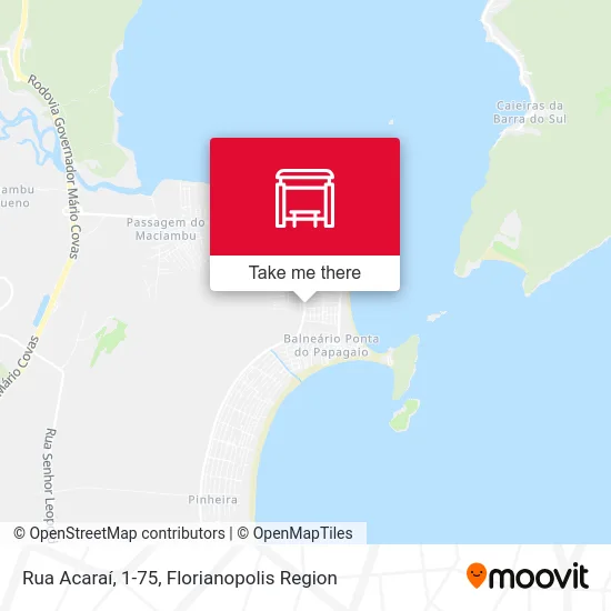 Rua Acaraí, 1-75 map