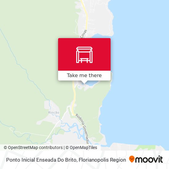 Ponto Inicial Enseada Do Brito map