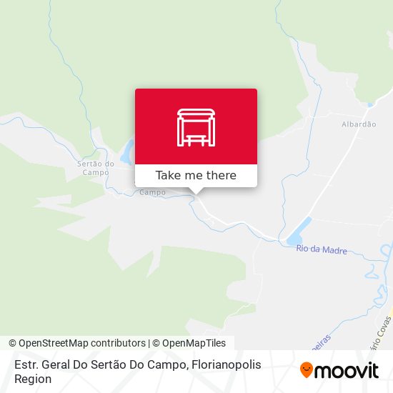 Estr. Geral Do Sertão Do Campo map