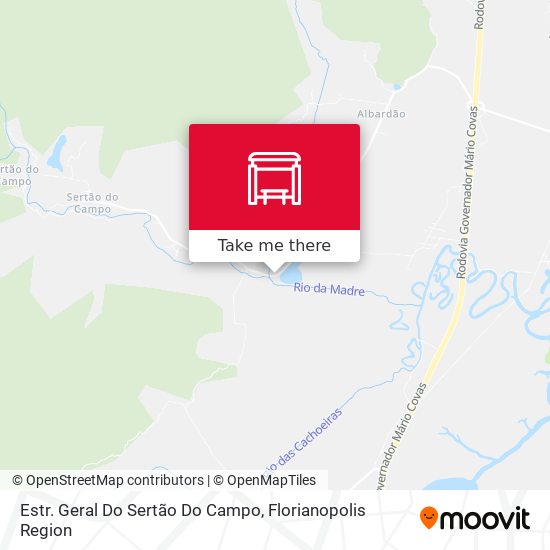 Estr. Geral Do Sertão Do Campo map