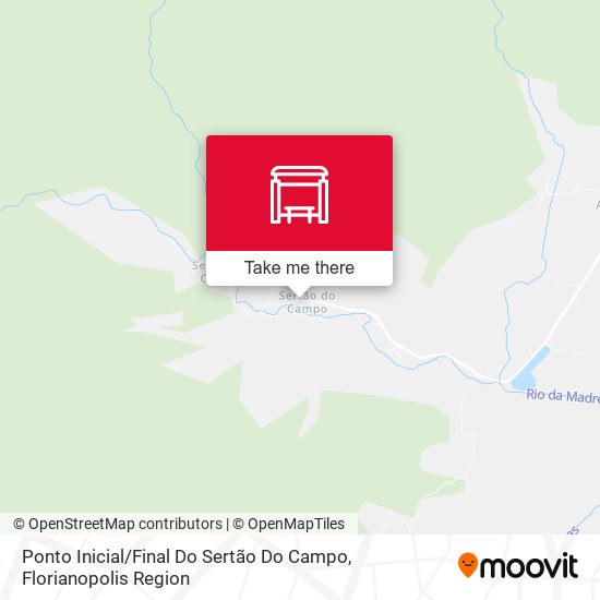 Ponto Inicial / Final Do Sertão Do Campo map