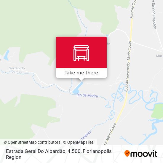 Estrada Geral Do Albardão, 4.500 map