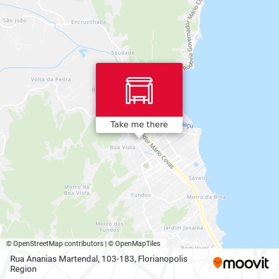 Rua Ananias Martendal, 103-183 map