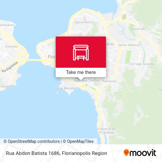 Rua Abdon Batista 1686 map