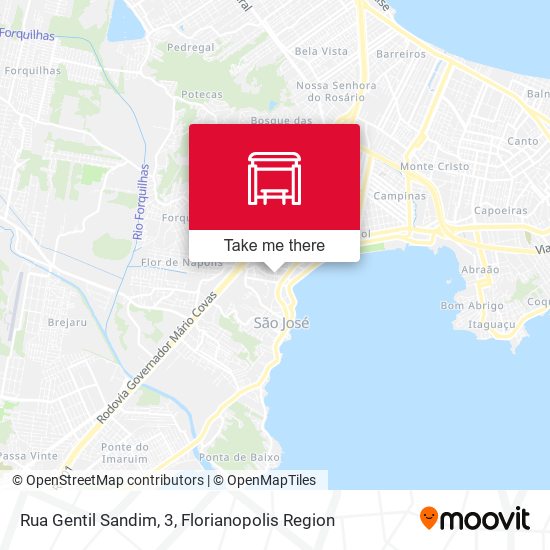 Rua Gentil Sandim, 3 map