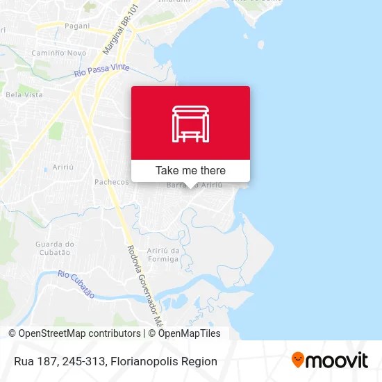 Rua 187, 245-313 map