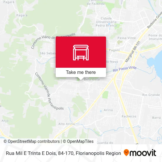 Rua Mil E Trinta E Dois, 84-170 map