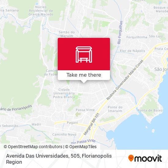 Avenida Das Universidades, 505 map