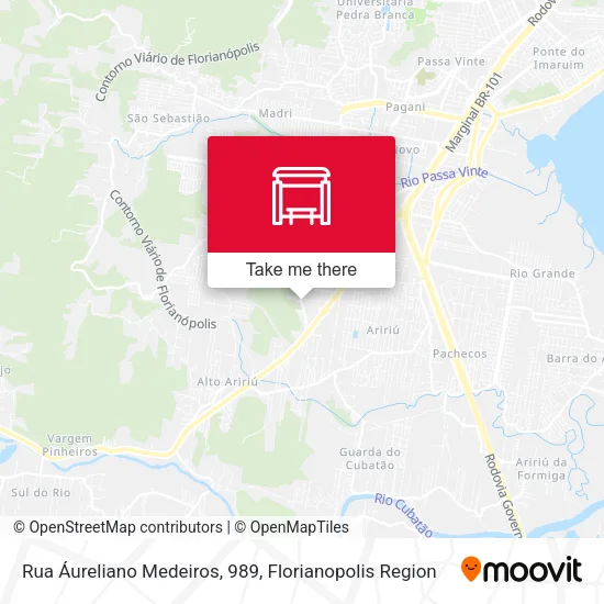 Rua Áureliano Medeiros, 989 map