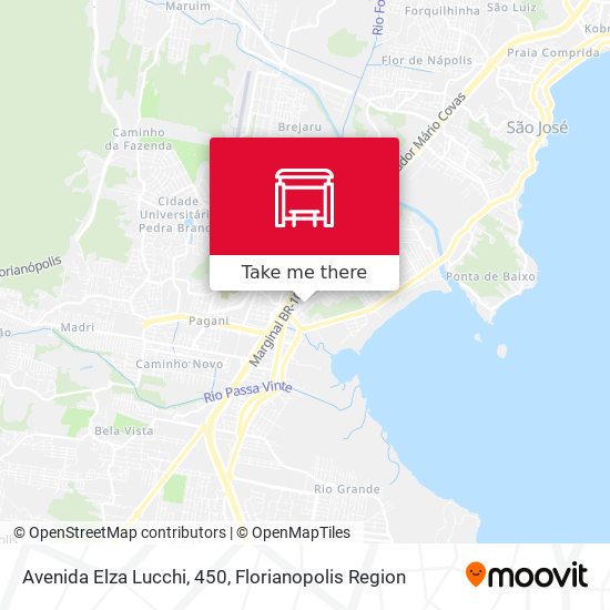 Avenida Elza Lucchi, 450 map