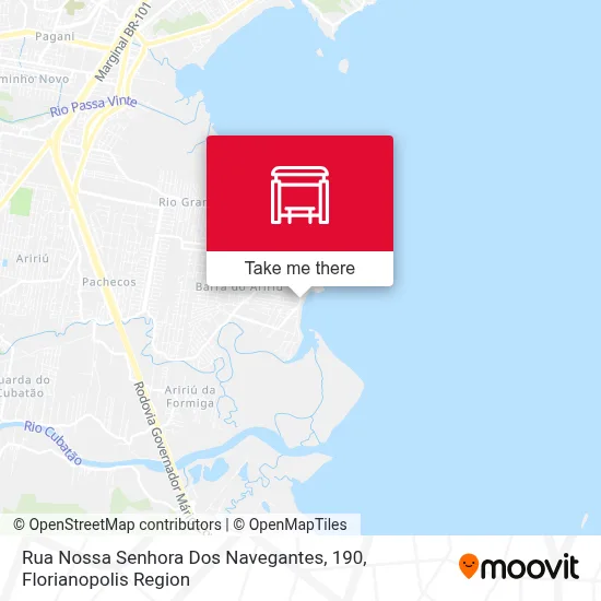 Rua Nossa Senhora Dos Navegantes, 190 map