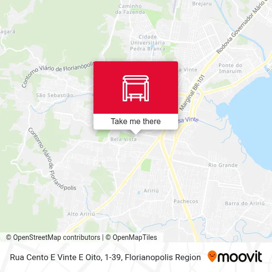 Rua Cento E Vinte E Oito, 1-39 map