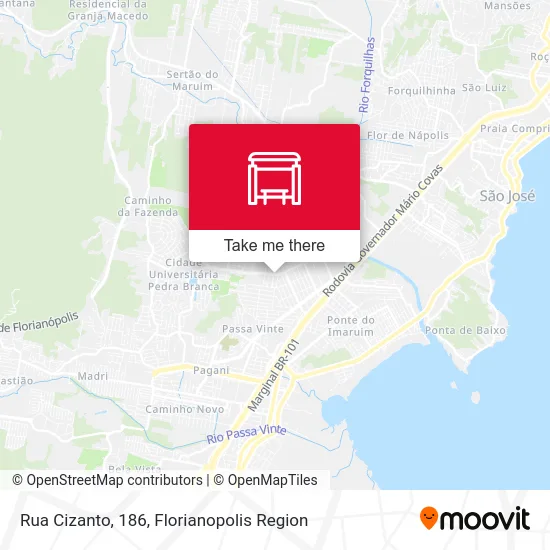 Rua Cizanto, 186 map