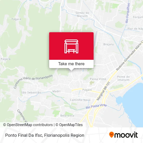 Ponto Final Da Ifsc map