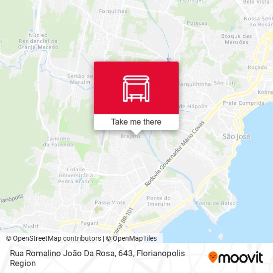 Rua Romalino João Da Rosa, 643 map