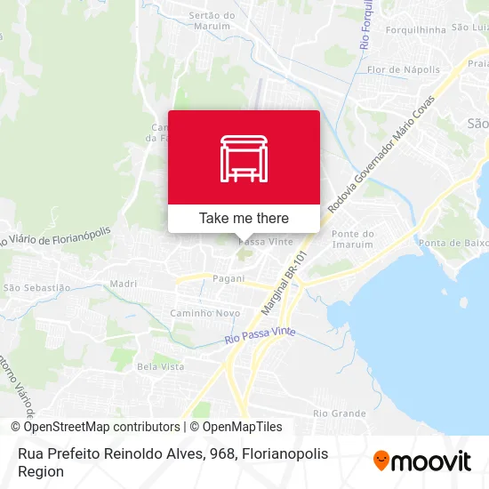 Rua Prefeito Reinoldo Alves, 968 map