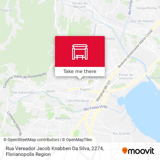 Mapa Rua Vereador Jacob Knabben Da Silva, 2274