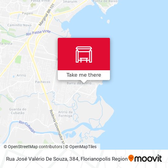 Rua José Valério De Souza, 384 map