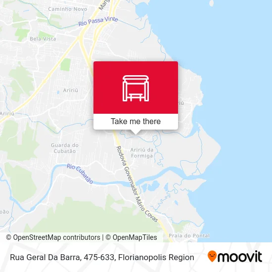 Rua Geral Da Barra, 475-633 map