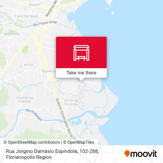 Rua Jorgino Damásio Espíndola, 102-288 map