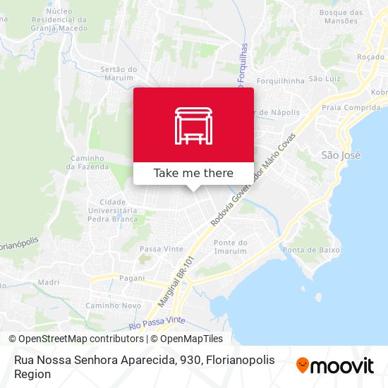 Rua Nossa Senhora Aparecida, 930 map