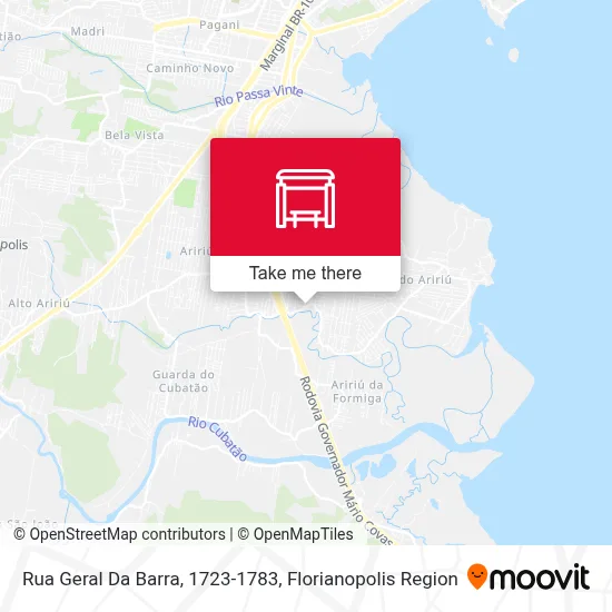 Rua Geral Da Barra, 1723-1783 map