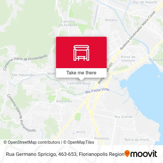 Rua Germano Spricigo, 463-653 map