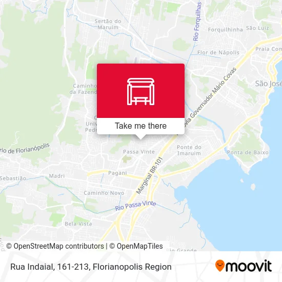 Rua Indaial, 161-213 map