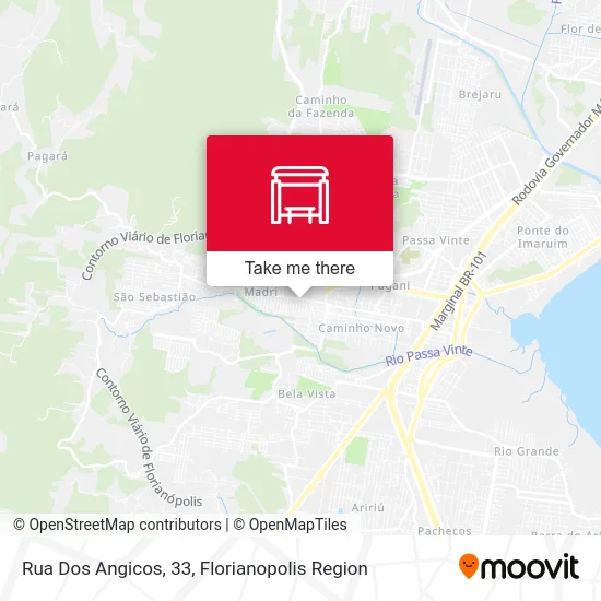 Rua Dos Angicos, 33 map