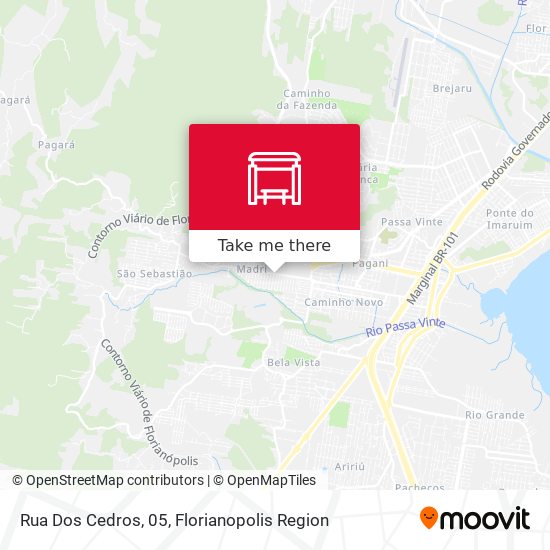 Rua Dos Cedros, 05 map