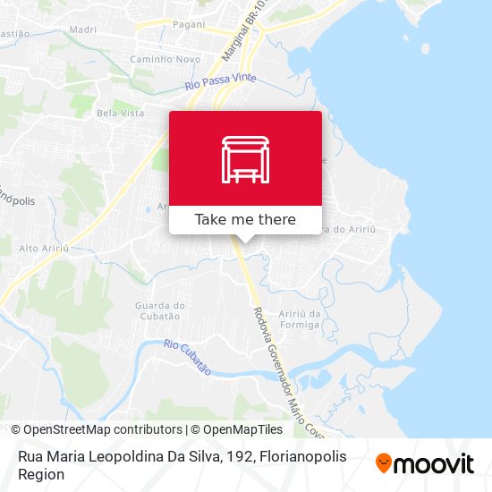 Rua Maria Leopoldina Da Silva, 192 map