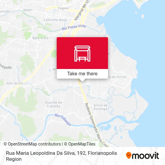Rua Maria Leopoldina Da Silva, 192 map