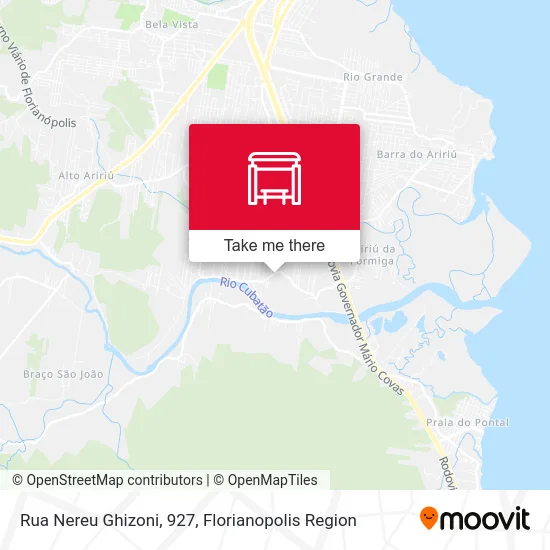 Rua Nereu Ghizoni, 927 map