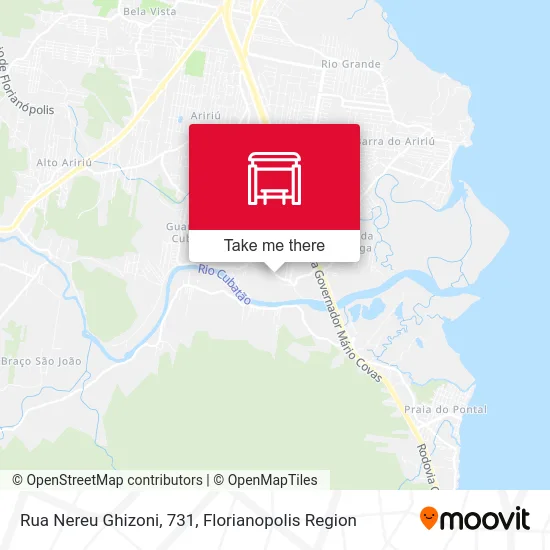 Rua Nereu Ghizoni, 731 map