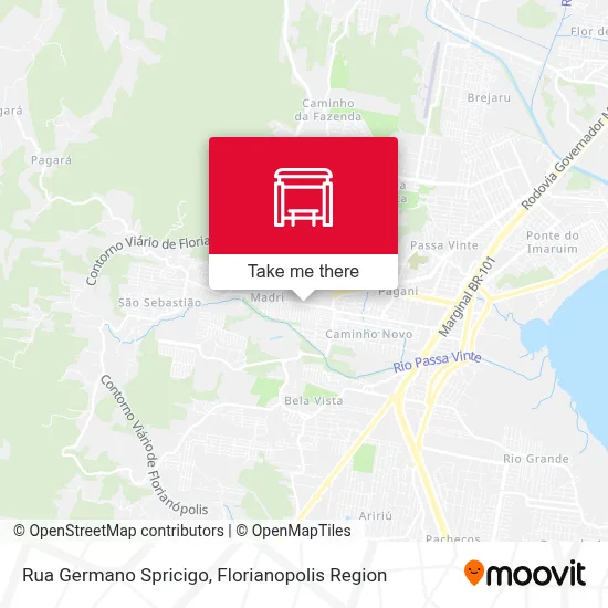 Rua Germano Spricigo map