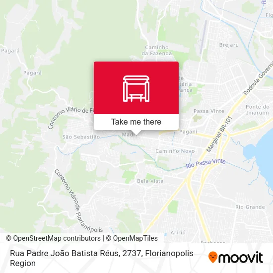 Rua Padre João Batista Réus, 2737 map