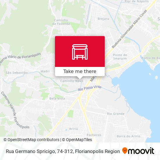 Rua Germano Spricigo, 74-312 map