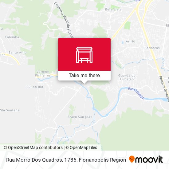 Rua Morro Dos Quadros, 1786 map
