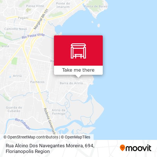 Rua Alcino Dos Navegantes Moreira, 694 map