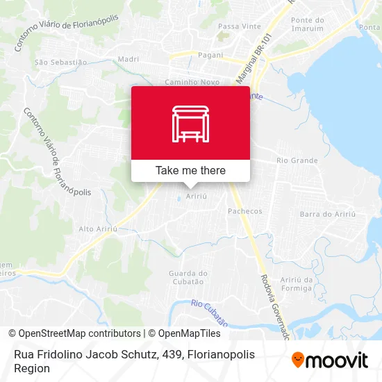 Rua Fridolino Jacob Schutz, 439 map
