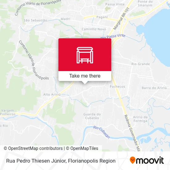 Rua Pedro Thiesen Júnior map