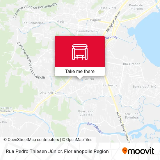 Rua Pedro Thiesen Júnior map