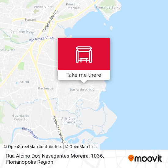 Rua Alcino Dos Navegantes Moreira, 1036 map