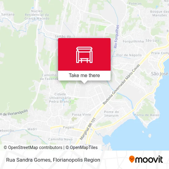 Rua Sandra Gomes map