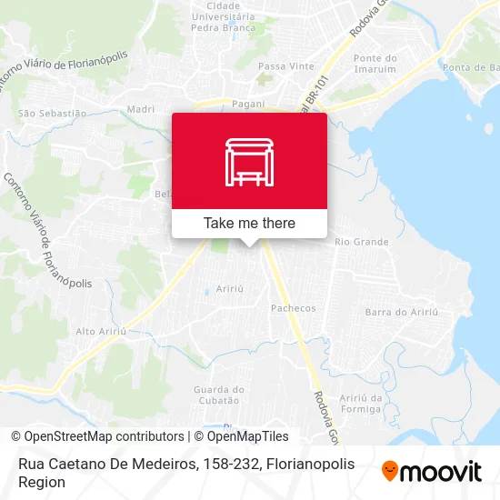 Rua Caetano De Medeiros, 158-232 map