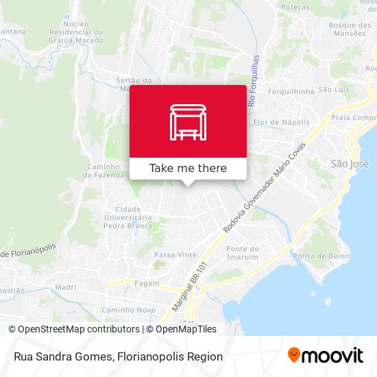 Rua Sandra Gomes map